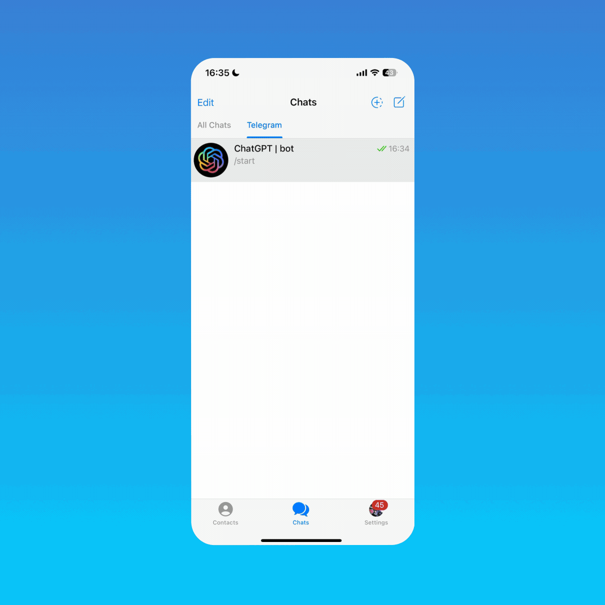 Пример написания сочинения, с помощью ChatGPT | bot